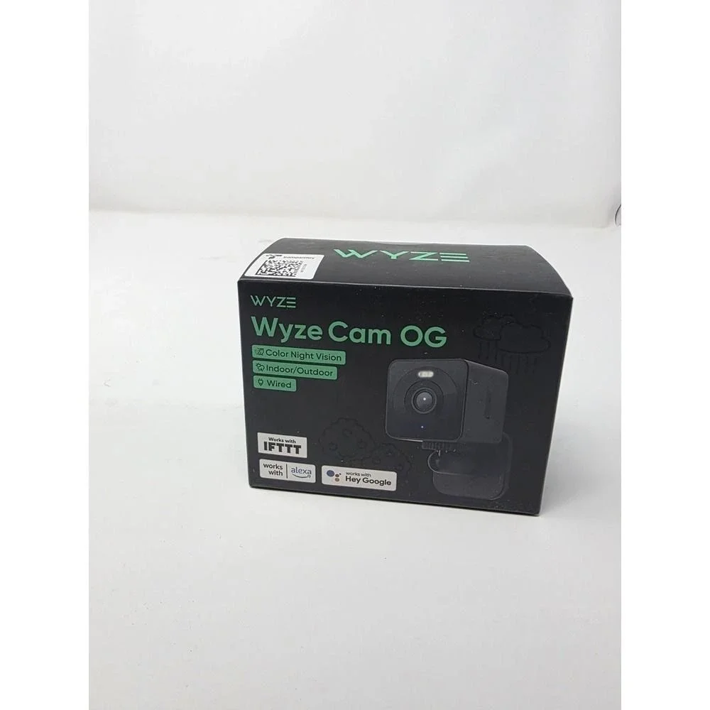 WYZE Cam OG 1080‎ Full HD Indoor/Outdoor Camera - BLACK Model WYZECGSB Black New